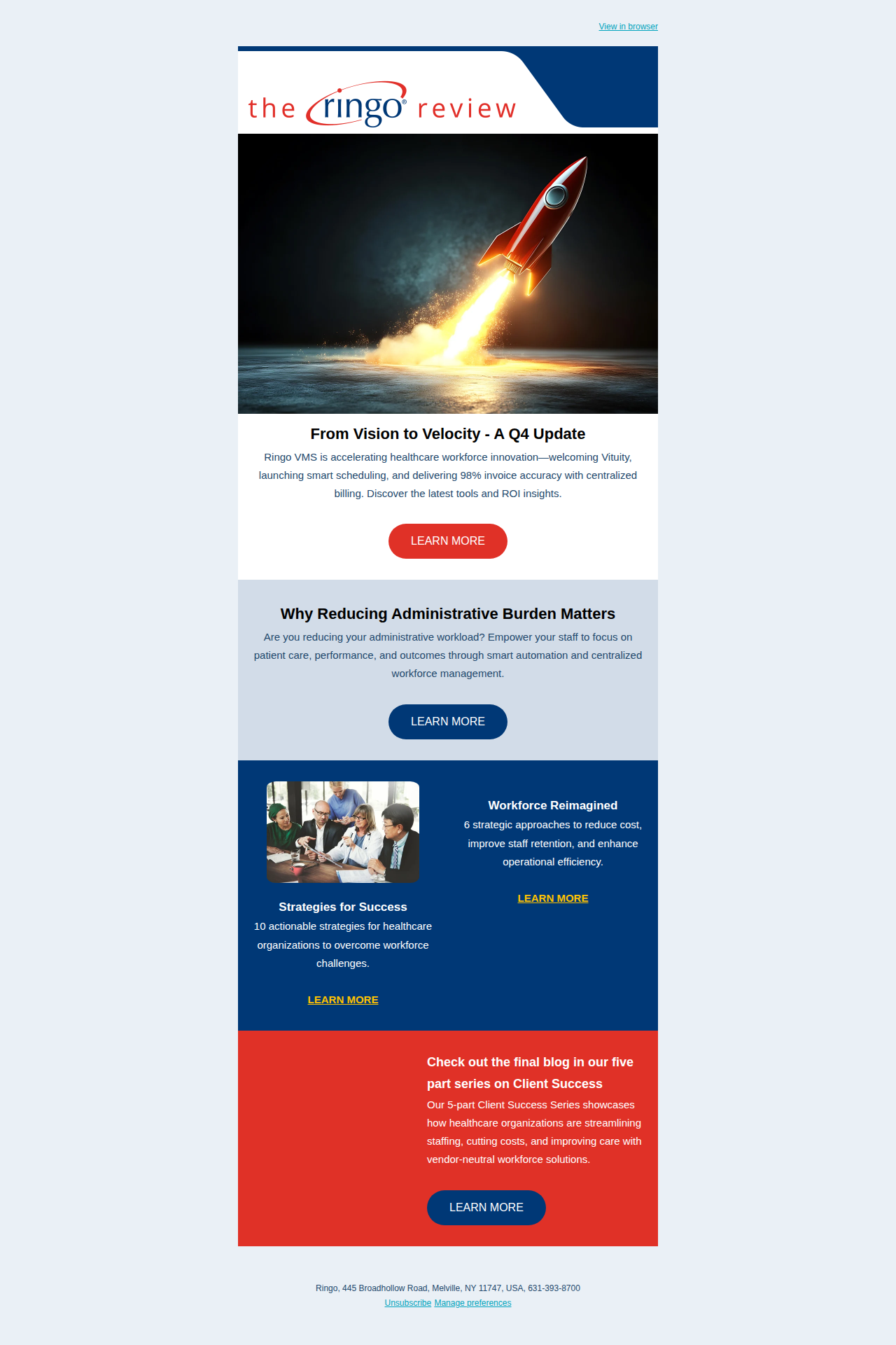 Full preview of The Ringo Review October 2025 email