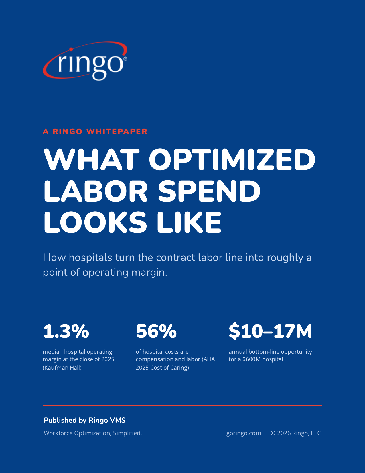 First page of optimized labor spend thought-leadership paper